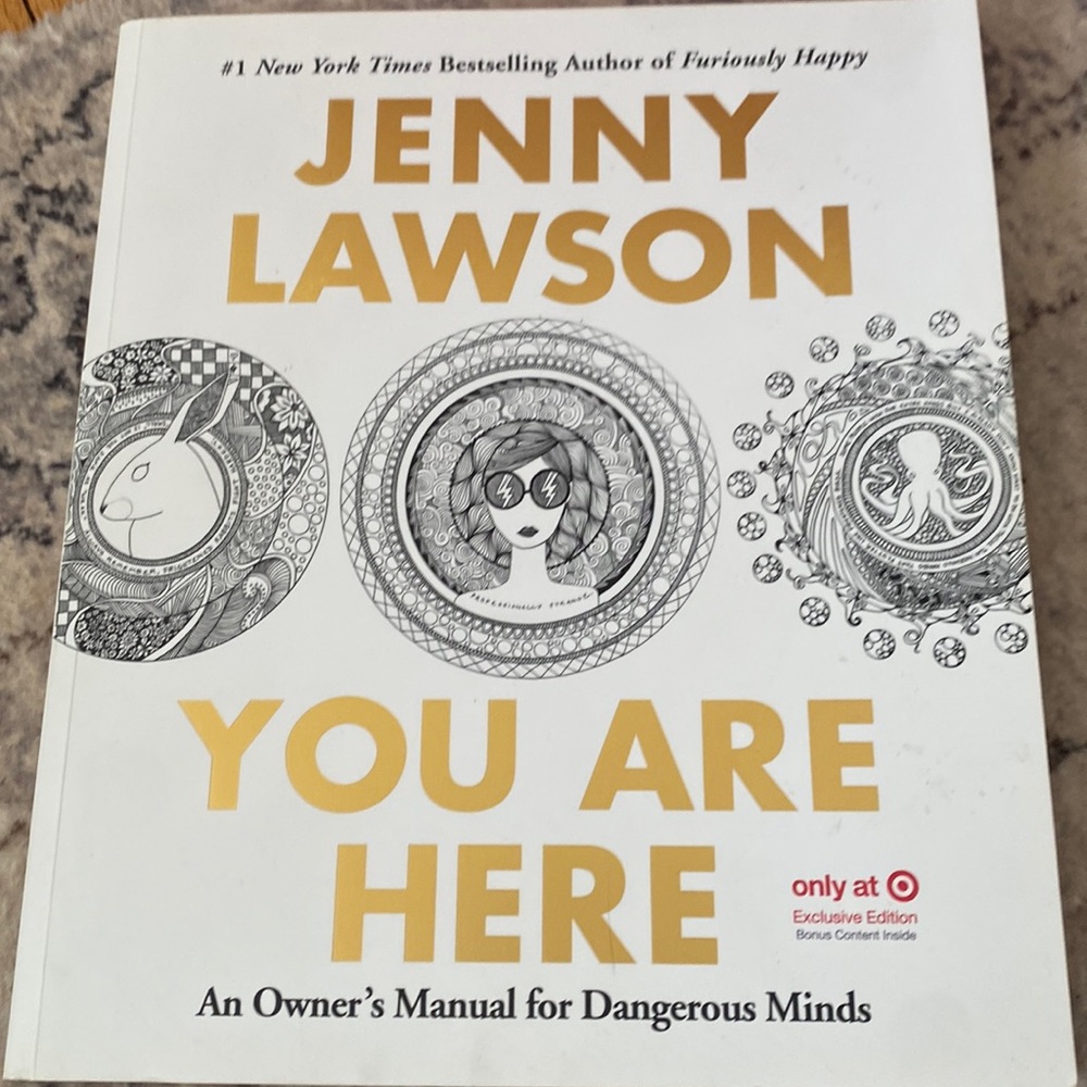 New Book You Are Here by Jenny Lawson - Inspiration for anyone
